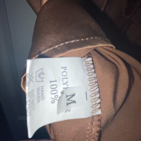 Copper colored cows neck spaghetti strap top - Picture 3 of 3